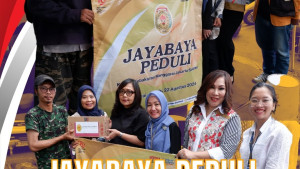 Bantuan Korban Kebakaran Manggarai dari Lembaga Marketing dan Humas Rektorat Universitas Jayabaya
